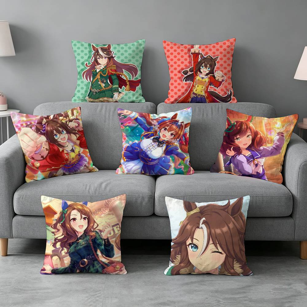Home Textiles Definition - Capa de almofada Umamusume Pretty-y Derby,