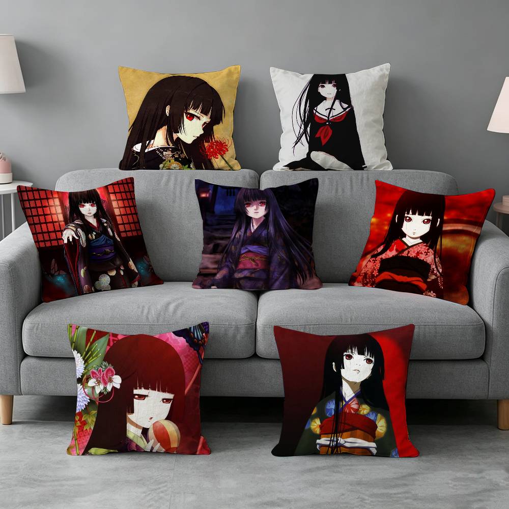Home Textiles Definition - Capa de almofada Hell G-Girl Anime-e,
