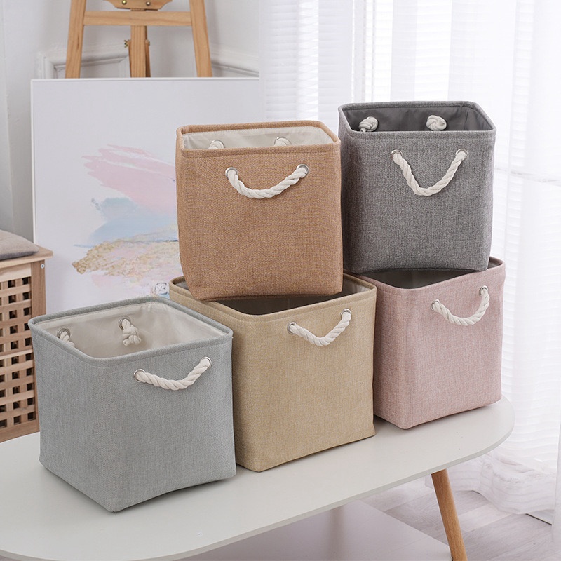 Linum Home Textiles - Conjunto de 2 Caixas de Armazenamento