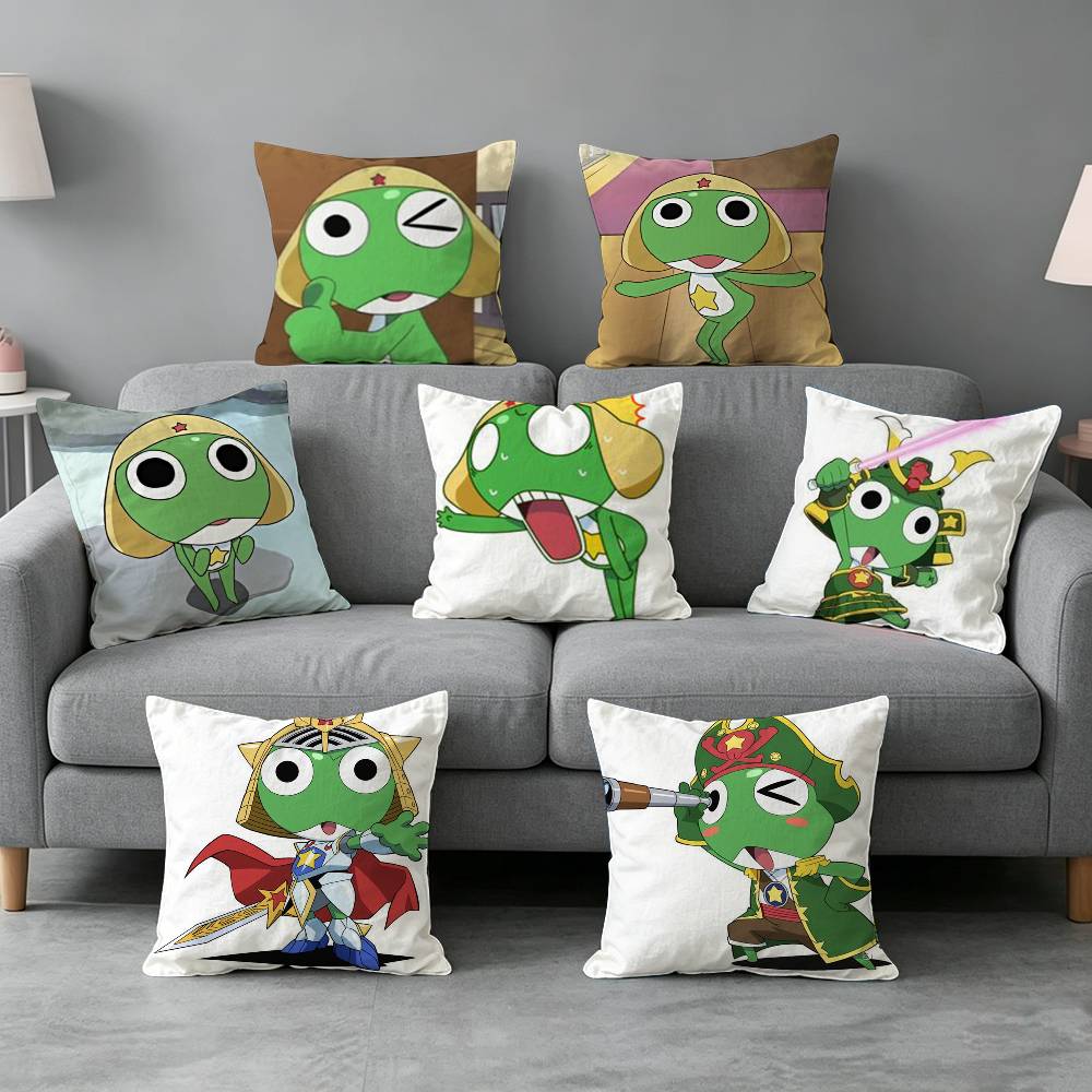 Home Textiles Definition - Capa de almofada Keroro Gunsous-s Frog-g,