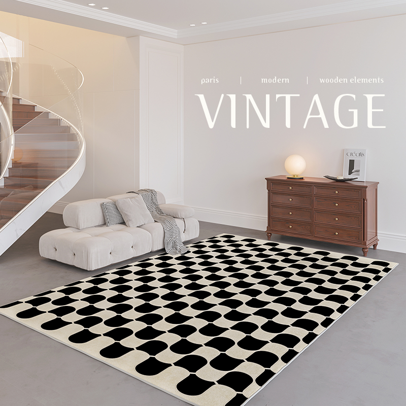 Tapetes franceses retro para o - Home Textiles Plaid avaliação e preço