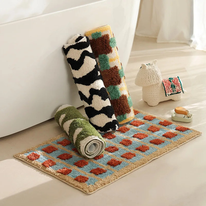 Vikama tapete antiderrapante,  - Home Textiles Plaid avaliação e preço