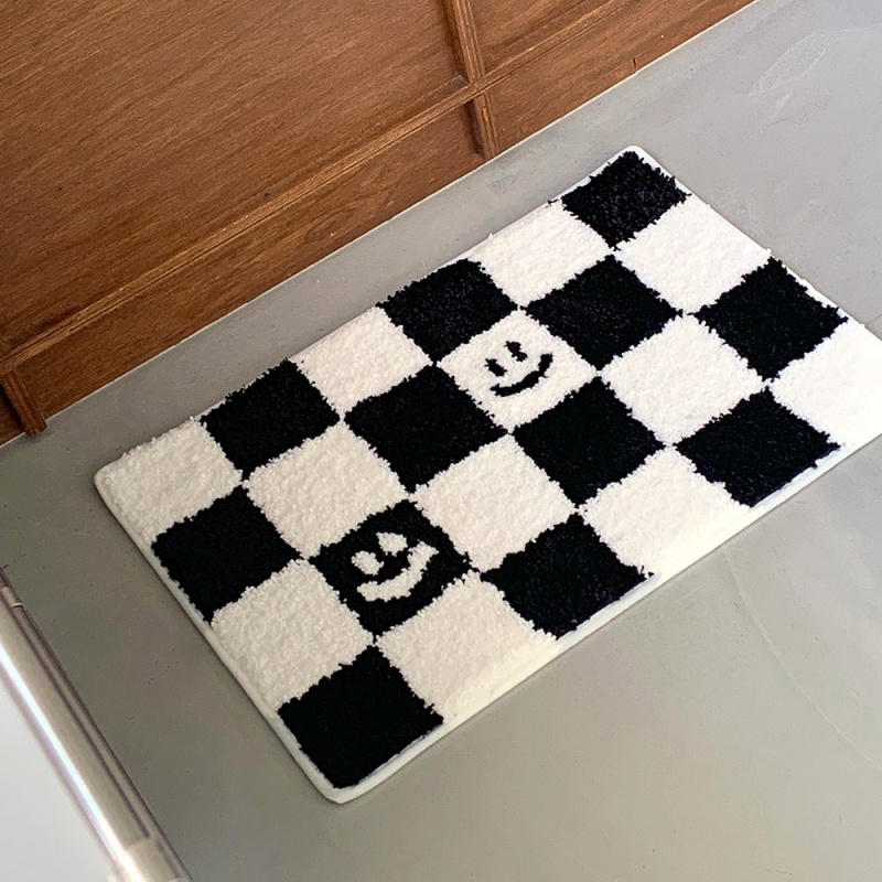 Tapete de Porta com Estampa Xa - Home Textiles Plaid avaliação e preço