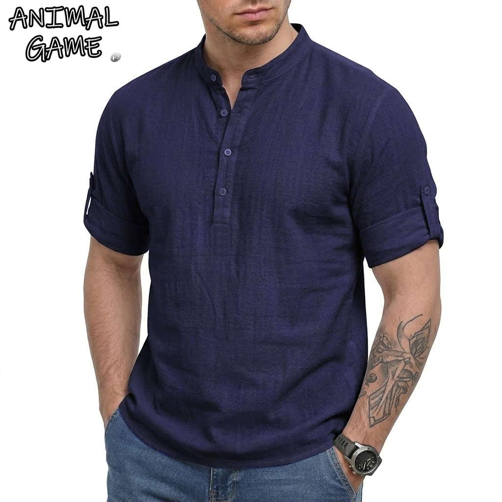 Nova Camisa de Linho Masculina - Linum Home Textiles avaliação e preço