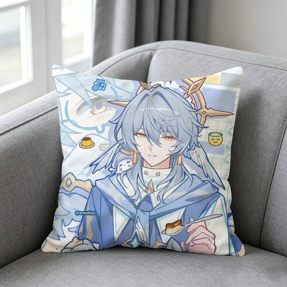 Capa de almofada Game-e Honkai - Home Textiles Definition avaliação e preço