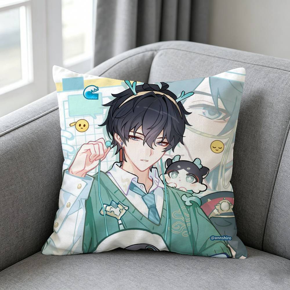 Capa de almofada Game-e Honkai - Home Textiles Definition avaliação e preço