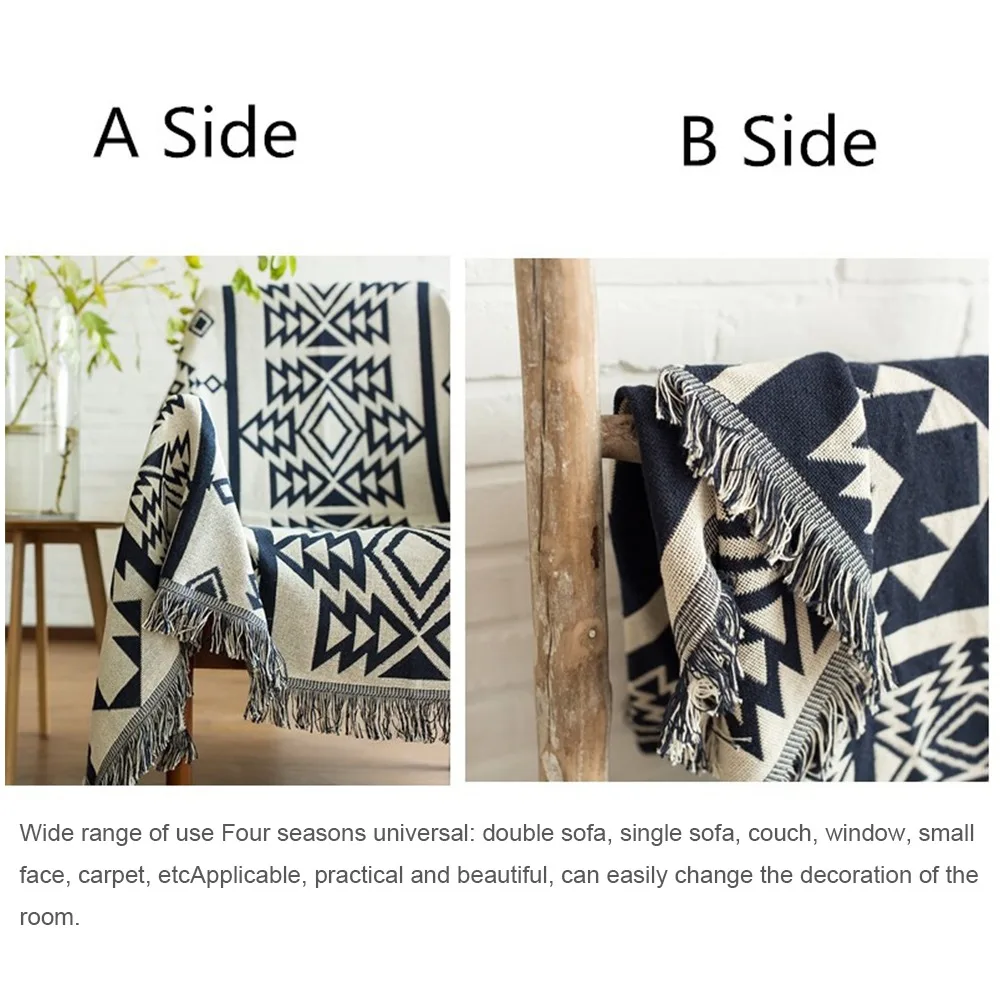 Cobertor xadrez boêmio com bor - Home Textiles Plaid avaliação e preço