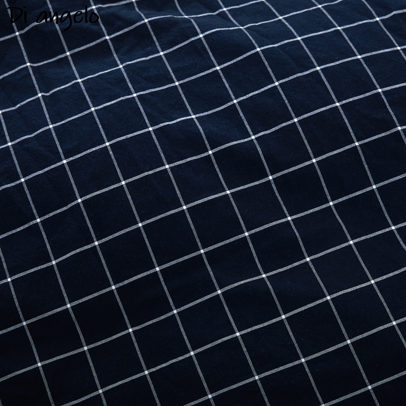 Capa de edredom série xadrez d - Home Textiles Plaid avaliação e preço