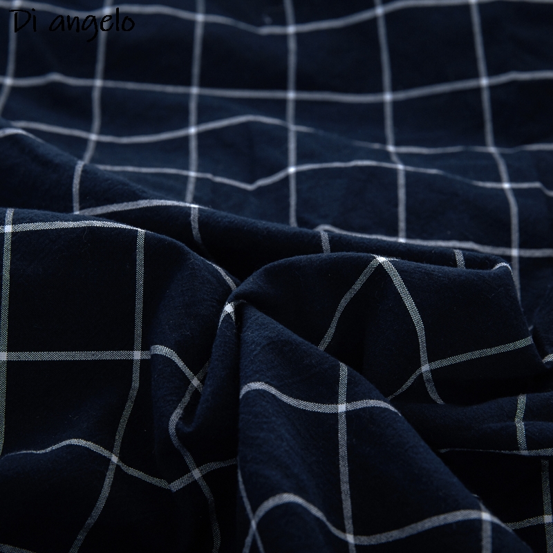 Capa de edredom série xadrez d - Home Textiles Plaid avaliação e preço